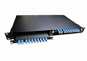 Оптический мультиплексор DWDM 1x4 длины волн ch31-ch34 (LC/UPC), COM (LC/UPC), 1/4 LGX